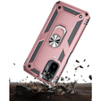 Броньований Чoхол до Xiaomi Redmi Note 10/10S, Nox Case Ring, рожевий rose gold