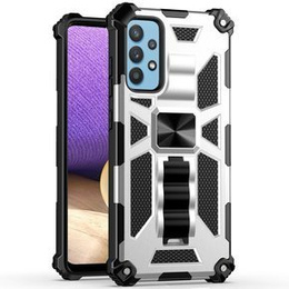 Чехол до Samsung Galaxy A32 5G, Armor Kickstand, серебряный