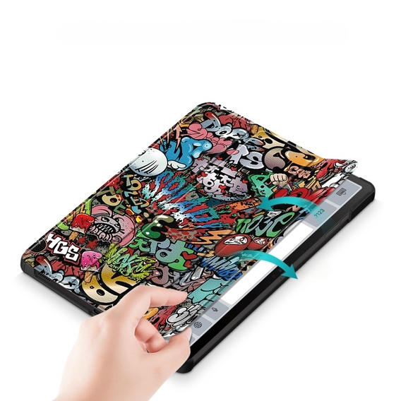 Чoхол до Samsung Galaxy Tab S9, Smartcase Hybrid Pen Slot, graffiti