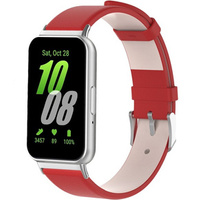 Шкіряний ремінець для Samsung Galaxy Fit 3, червоний