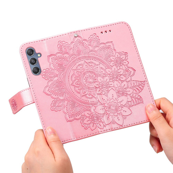 Чохол-книжка для Samsung Galaxy M34 5G, Mandala Flower, рожевий