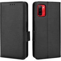 Откидной чехол для Ulefone Note 12P, Wallet Litchi Magnet, чёрный