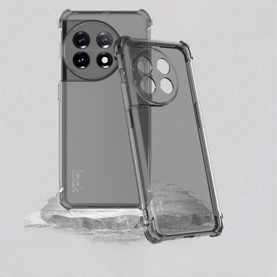 Чехол IMAK до OnePlus 11 5G, Dropproof, прозрачный / черный
