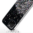 Чехол до Huawei Nova Y61, Glittery, чёрный