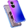 Чохол для Oppo Reno 10 / 10 Pro, Gradient Dropproof, Фіолетовий / синій