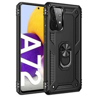 Бронированный Чехол до Samsung Galaxy A72 5G, Nox Case Ring, чёрный