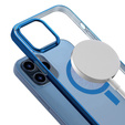 Чехол до iPhone 13 Pro Max, ERBORD Hybrid MagSafe Case, синий