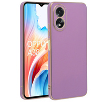 Чехол для Oppo A38 4G / Oppo A18 4G, Glamour CamShield, фиолетовый