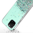 Чехол до Huawei Nova Y61, Glittery, зелёный