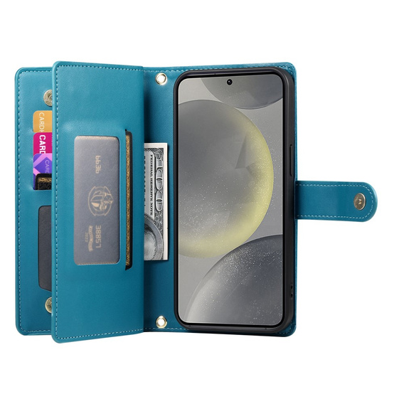 Чохол-книжка для Samsung Galaxy S25+ Plus, Wallet Zipper Pocket, м'яти