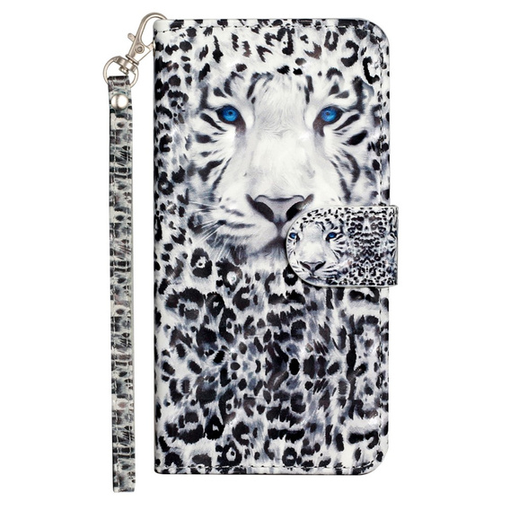 Откидной чехол для Samsung Galaxy A35 5G, Wallet, Leopard