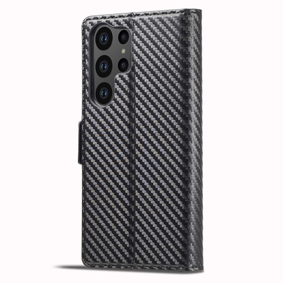 Чохол-книжка для Samsung Galaxy S24 Ultra, Carbon LC.IMEEKE, чорний