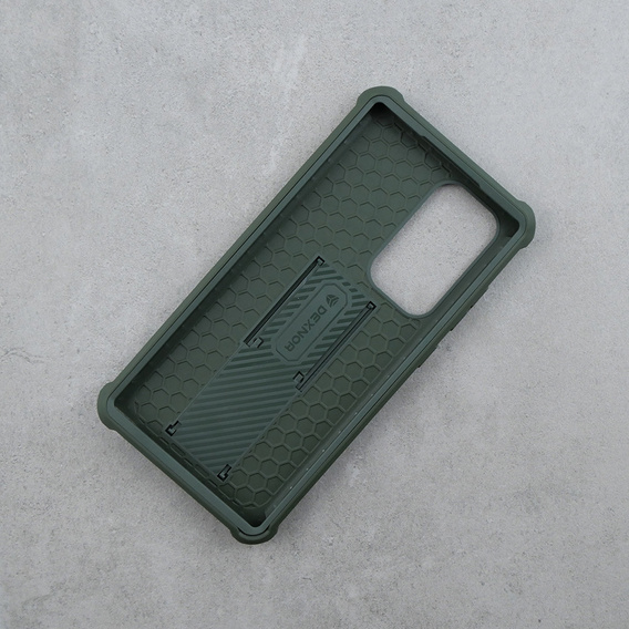 Броньований чохол для Samsung Galaxy S23 Ultra, Dexnor Full Body (Two Frames), зелений