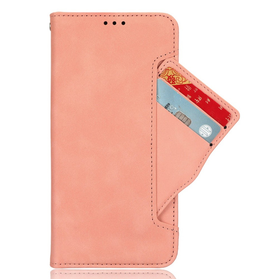 Откидной чехол для Xiaomi Redmi A3, Card Slot, розовый