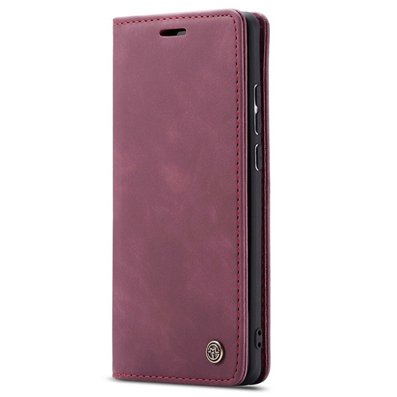 Чехол CASEME для Huawei P30 Pro, Leather Wallet Case, бордовый