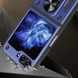 Бронированный Чехол до Samsung Galaxy Z Flip5 5G, Nox Case Ring, синий
