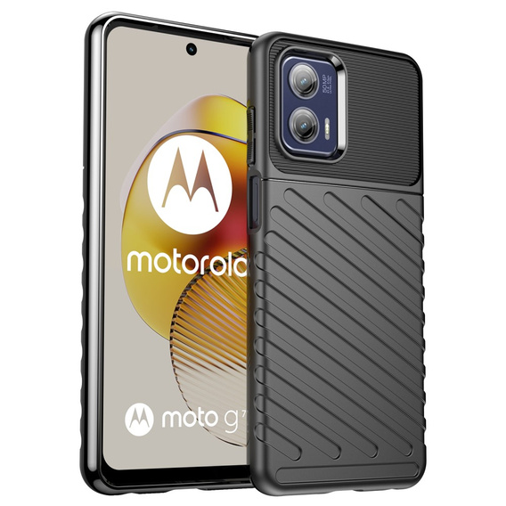 Чoхол до Motorola Moto G73 5G, Thunder, чорний