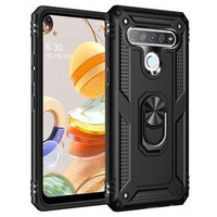 Броньований Чoхол до LG K61, Nox Case Ring, чорний