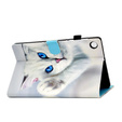 Чoхол до Lenovo Tab M10 Plus 10.6 Gen 3 125F/128F, Stand Case Card Slot, white cat