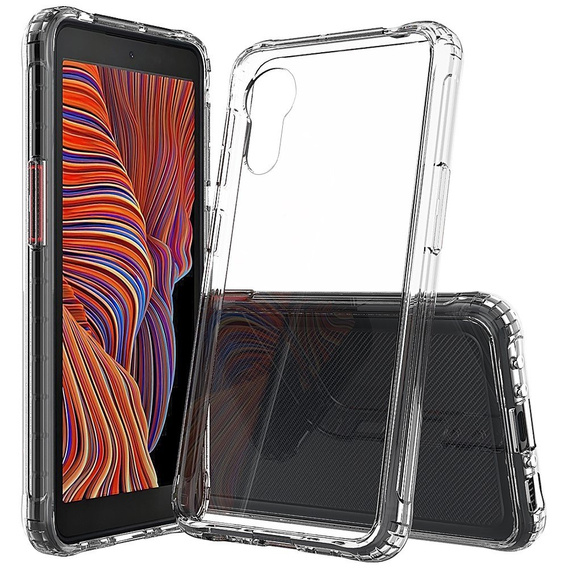 Чехол до Samsung Galaxy Xcover 5, Fusion Hybrid, прозрачный