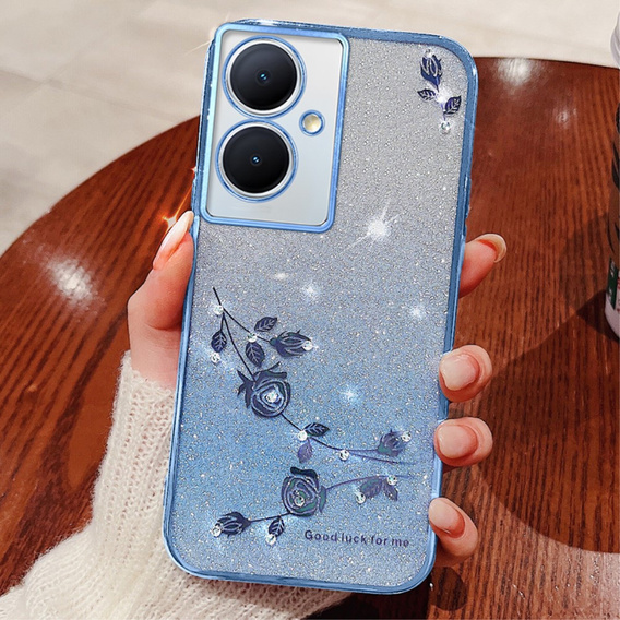 Чохол для Oppo A79 5G, Glitter Flower, м'яти