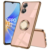 Чoхол до Oppo A17, Electro Ring, рожевий