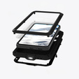 Чехол Love Mei до Samsung Galaxy A34 5G, armored with glass, чёрный