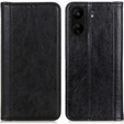 Чехол до Xiaomi Redmi 13C / Poco C65, Wallet Litchi Leather, чёрный