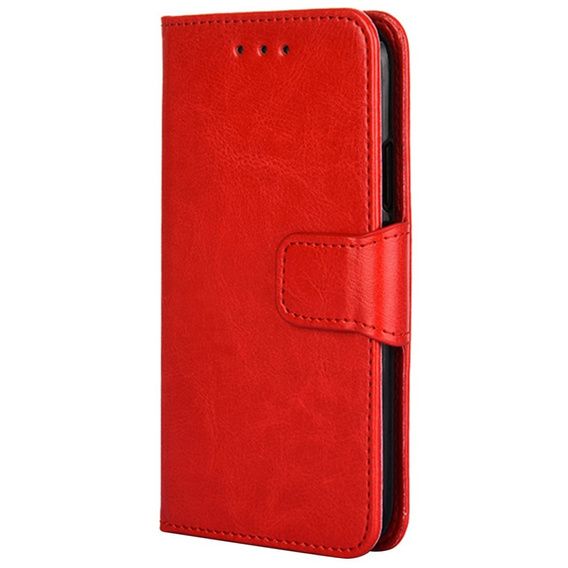 Откидной чехол для TCL 305i, PU Leather Wallet Case, красный