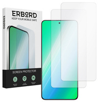 2x Загартоване скло для Xiaomi Poco F5 Pro, ERBORD 9H Hard Glass на екрані