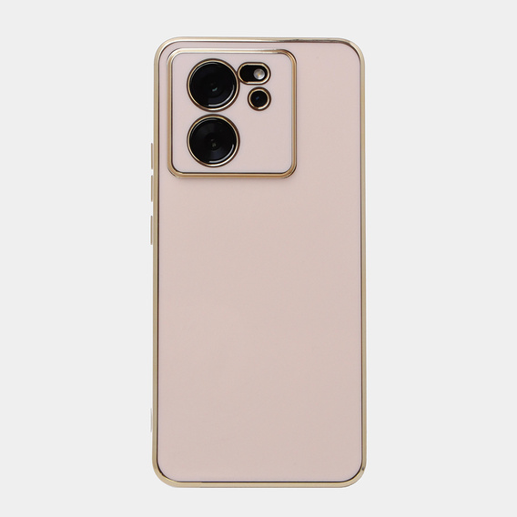 Чехол для Xiaomi 13T / 13T Pro, Glamour CamShield, розовый rose gold