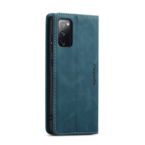 Чехол CASEME для Samsung Galaxy S20 FE, Leather Wallet Case, зелёный