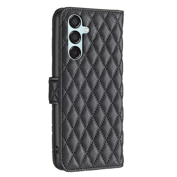 Откидной чехол для Samsung Galaxy M15 5G, Wallet, BINFEN COLOR, чёрный