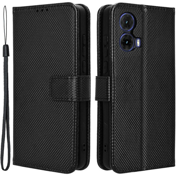 Откидной чехол для Motorola Moto G85, Wallet Smart Magnet, чёрный