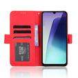 Откидной чехол для Xiaomi Redmi 14C, Card Slot, красный