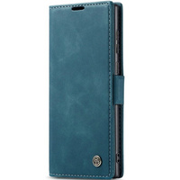 Чохол-сумка для Samsung Galaxy S22 Ultra, Leather Wallet Case, зелений