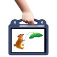 Дитячий чохол для планшета iPad 9.7" 2018/2017 (6/5 gen.) / Pro 9.7" 2016, Cute Patterns, з підставкою, темно-синій