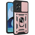 Чехол NOX Camera Slide Motorola Moto G14, CamShield Slide, розовый rose gold