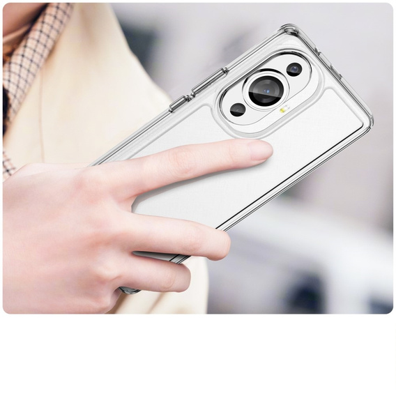 Чехол до Huawei Nova 11 Pro, Fusion Hybrid, прозрачный