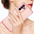 Чохол для Samsung Galaxy S23 FE, Electro heart, рожевий rose gold + Full Glue Ceramic Glass