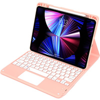 Чохол + клавіатура iPad Air 10.9 4 2020 / 5 2022, Touchpad, рожевий rose gold