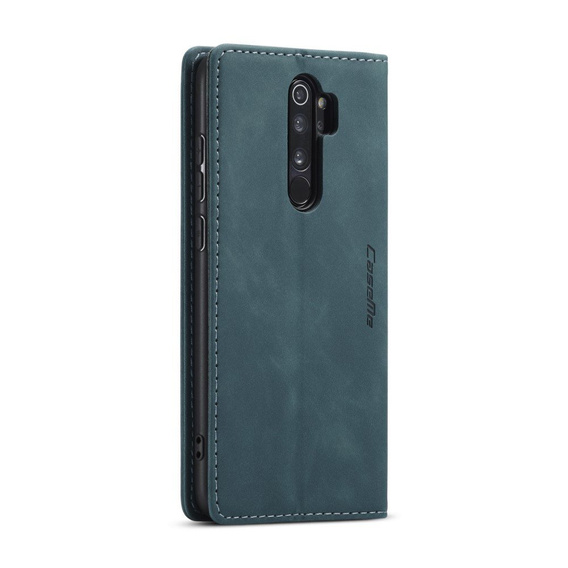 Чехол CASEME для Xiaomi Redmi Note 8 Pro, Leather Wallet Case, бирюзовый