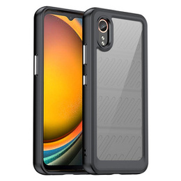 Чoхол до Samsung Galaxy Xcover 7, Fusion Hybrid, прозорий / чорний
