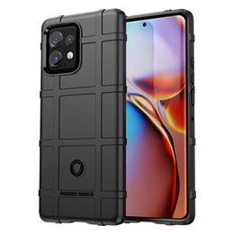 Чехол до Motorola Edge 40 Pro, Rugged Shield, чёрный