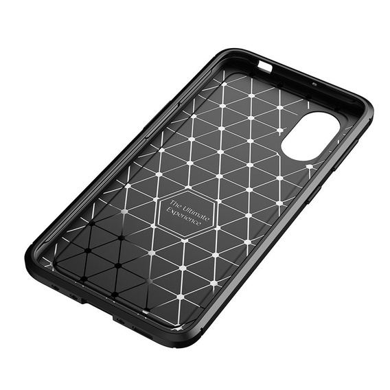 Чехол до Samsung Galaxy Xcover 5, Carbon Gel, чёрный