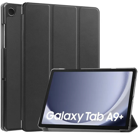 Чехол для Samsung Galaxy Tab A9+, Tri-fold, чёрный