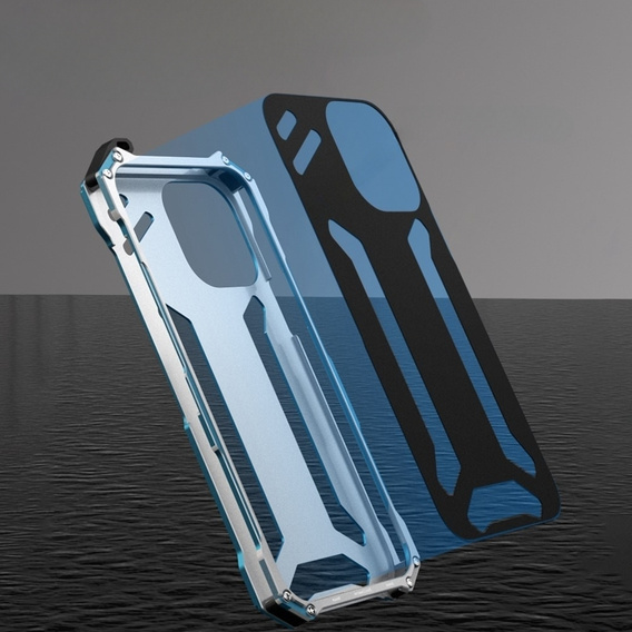 Чехол R-JUST для iPhone 14 Pro, Hollow Armour, синий
