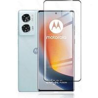 3D загартоване скло для Motorola Edge 50 Fusion 5G, чорна рамка