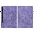 Чехол до Samsung Galaxy Tab S9, Wallet Pen Slot, фиолетовый