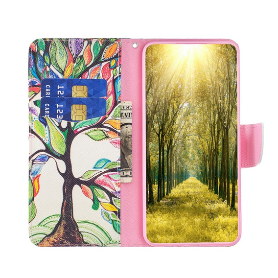 Чохол-книжка для Samsung Galaxy M34, Wallet, tree of life, білий